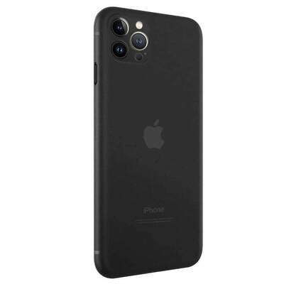 Microsonic Apple iPhone 13 Pro Kılıf Peipe Matte Silicone Siyah