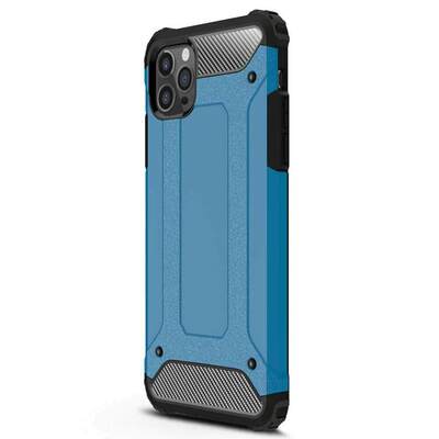 Microsonic Apple iPhone 13 Pro Kılıf Rugged Armor Mavi