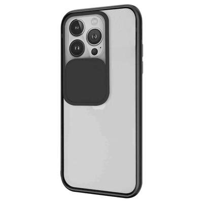 Microsonic Apple iPhone 13 Pro Kılıf Slide Camera Lens Protection Siyah