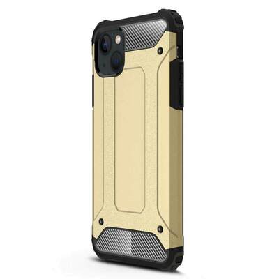 Microsonic Apple iPhone 13 Kılıf Rugged Armor Gold