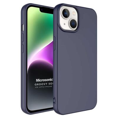 Microsonic Apple iPhone 14 Kılıf Groovy Soft Lacivert