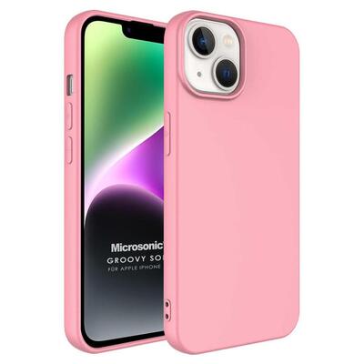 Microsonic Apple iPhone 14 Kılıf Groovy Soft Rose Gold