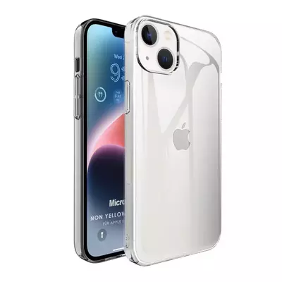 Microsonic Apple iPhone 14 Kılıf Non Yellowing Crystal Clear Sararma Önleyici Kristal Şeffaf
