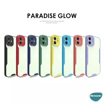 Microsonic Apple iPhone 14 Kılıf Paradise Glow Lacivert