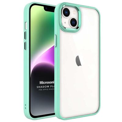 Microsonic Apple iPhone 14 Kılıf Shadow Planet Açık Yeşil