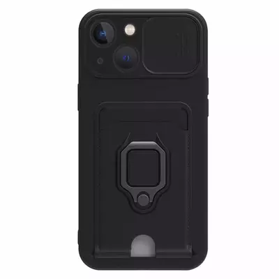 Microsonic Apple iPhone 14 Plus Kılıf Multifunction Silicone Siyah
