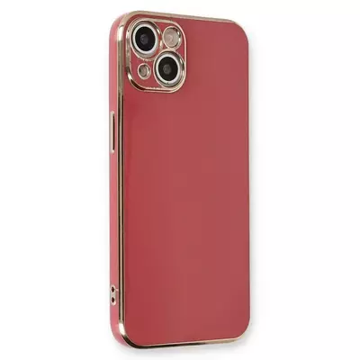 Microsonic Apple iPhone 14 Plus Kılıf Olive Plated Kırmızı