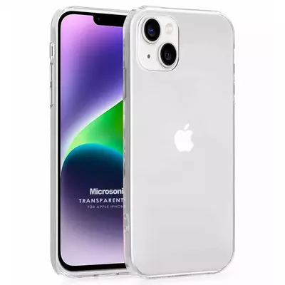 Microsonic Apple iPhone 14 Plus Kılıf Transparent Soft Beyaz