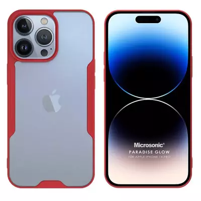 Microsonic Apple iPhone 14 Pro Kılıf Paradise Glow Kırmızı