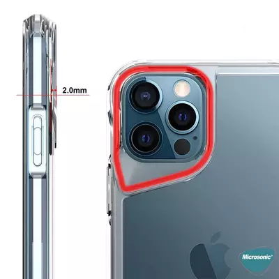 Microsonic Apple iPhone 14 Pro Kılıf Trex Bumper Şeffaf