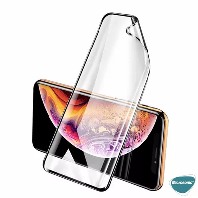 Microsonic Apple iPhone 14 Pro Max Crystal Seramik Nano Ekran Koruyucu Siyah (2 Adet)