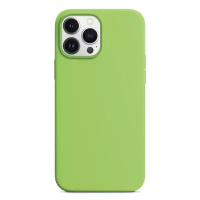 Microsonic Apple iPhone 14 Pro Max Kılıf Liquid Lansman Silikon Açık Yeşil