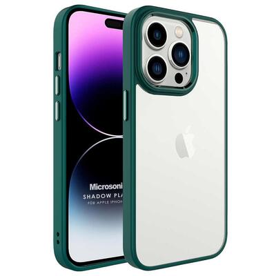 Microsonic Apple iPhone 14 Pro Max Kılıf Shadow Planet Koyu Yeşil