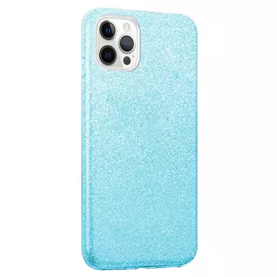 Microsonic Apple iPhone 14 Pro Max Kılıf Sparkle Shiny Mavi