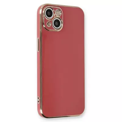 Microsonic Apple iPhone 15 Kılıf Olive Plated Kırmızı