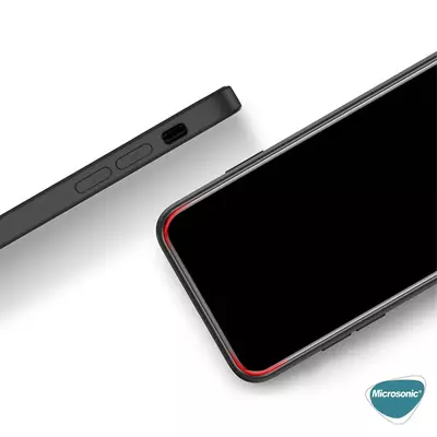 Microsonic Apple iPhone 15 Pro Kılıf Matte Silicone Kırmızı