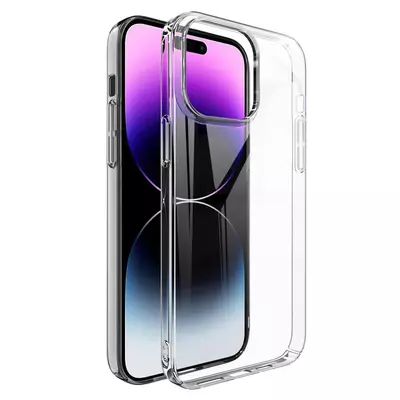 Microsonic Apple iPhone 15 Pro Max Kılıf Non Yellowing Crystal Clear Sararma Önleyici Kristal Şeffaf