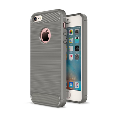 Microsonic Apple iPhone 5 Kılıf Room Silikon Gri