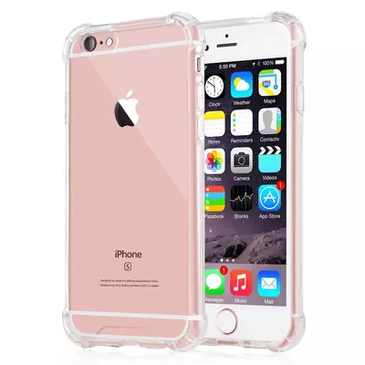 Microsonic Apple iPhone 6 Kılıf Anti Shock Silikon Şeffaf