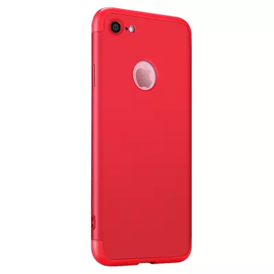 Microsonic Apple iPhone 6 Kılıf Double Dip 360 Protective Kırmızı