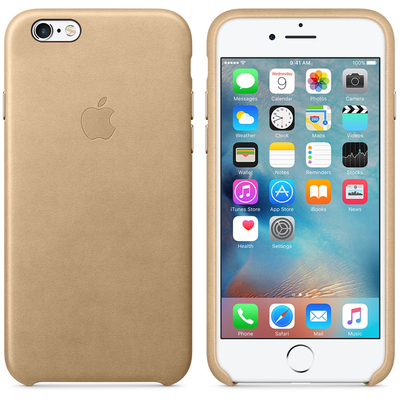Microsonic Apple iPhone 6 Leather Case Kılıf Gold