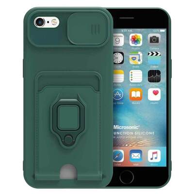 Microsonic Apple iPhone 6 Kılıf Multifunction Silicone Yeşil