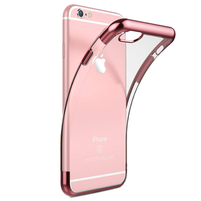 Microsonic Apple iPhone 6 Kılıf Skyfall Transparent Clear Rose Gold