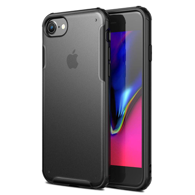 Microsonic Apple iPhone 6 Plus Kılıf Frosted Frame Siyah