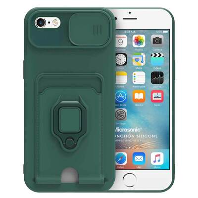 Microsonic Apple iPhone 6 Plus Kılıf Multifunction Silicone Yeşil