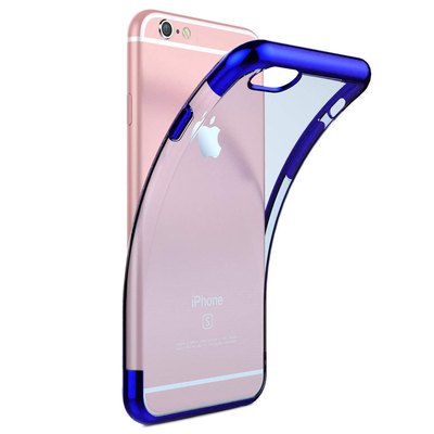 Microsonic Apple iPhone 6 Plus Kılıf Skyfall Transparent Clear Mavi