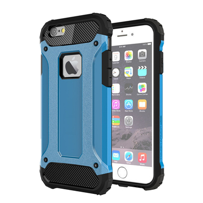 Microsonic Apple iPhone 6 Plus Kılıf Rugged Armor Mavi