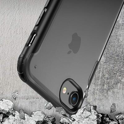 Microsonic Apple iPhone 6S Kılıf Frosted Frame Lacivert