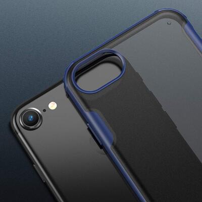 Microsonic Apple iPhone 6S Kılıf Frosted Frame Siyah