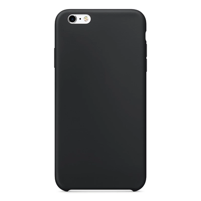 Microsonic Apple iPhone 6S Kılıf Liquid Lansman Silikon Siyah