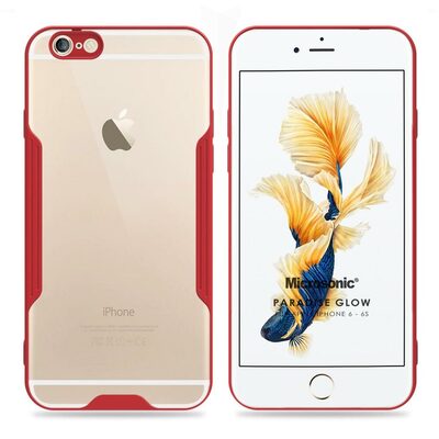 Microsonic Apple iPhone 6S Kılıf Paradise Glow Kırmızı