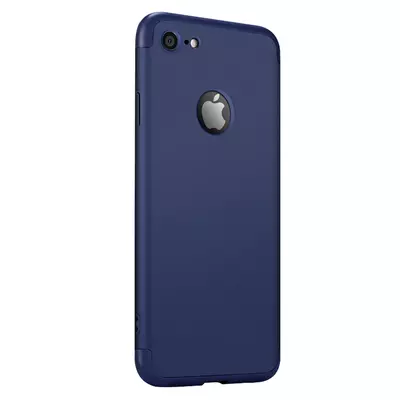 Microsonic Apple iPhone 6S Plus Kılıf Double Dip 360 Protective Lacivert