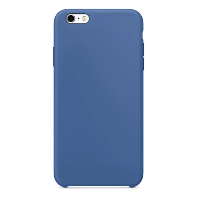 Microsonic Apple iPhone 6S Plus Kılıf Liquid Lansman Silikon Çini Mavisi