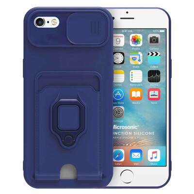 Microsonic Apple iPhone 6S Plus Kılıf Multifunction Silicone Lacivert