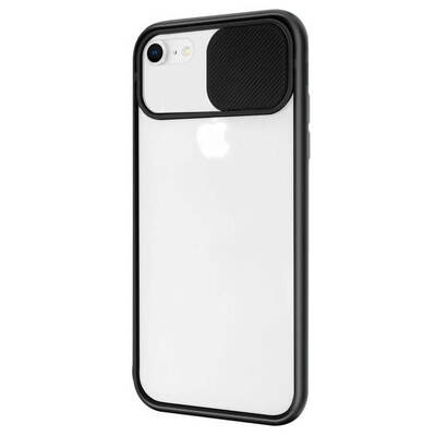 Microsonic Apple iPhone 6S Kılıf Slide Camera Lens Protection Siyah