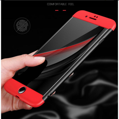 Microsonic Apple iPhone 7 Kılıf Double Dip 360 Protective AYS Rose Gold