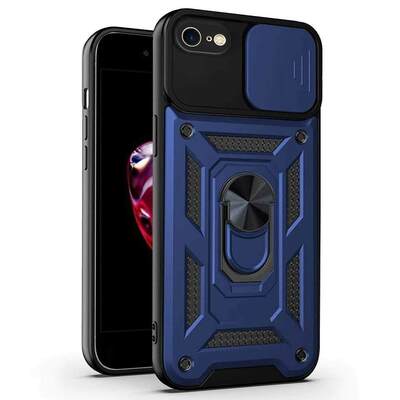 Microsonic Apple iPhone 7 Kılıf Impact Resistant Lacivert