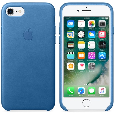Microsonic Apple iPhone 7 Leather Case Kılıf Mavi