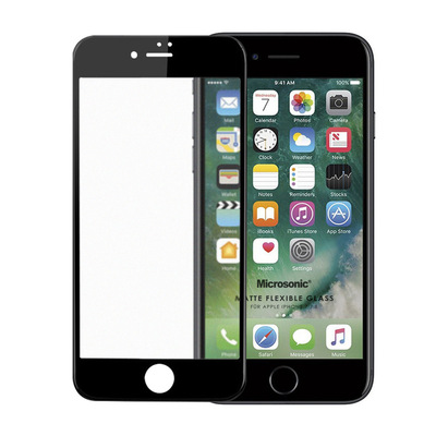 Microsonic Apple iPhone 7 Matte Flexible Ekran Koruyucu Siyah