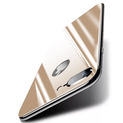 Microsonic Apple iPhone 7 Plus Arka Tam Kaplayan Temperli Cam Koruyucu Gold