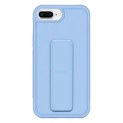 Microsonic Apple iPhone 7 Plus Kılıf Hand Strap Mavi