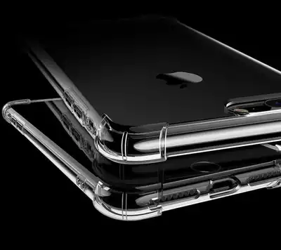 Microsonic Apple iPhone 7 Plus Kılıf Anti Shock Silikon Şeffaf