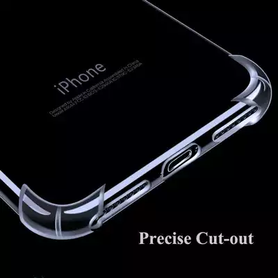 Microsonic Apple iPhone 7 Plus Kılıf Anti Shock Silikon Şeffaf