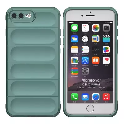 Microsonic Apple iPhone 7 Plus Kılıf Oslo Prime Yeşil