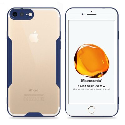 Microsonic Apple iPhone 7 Plus Kılıf Paradise Glow Lacivert