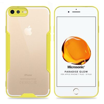 Microsonic Apple iPhone 7 Plus Kılıf Paradise Glow Sarı